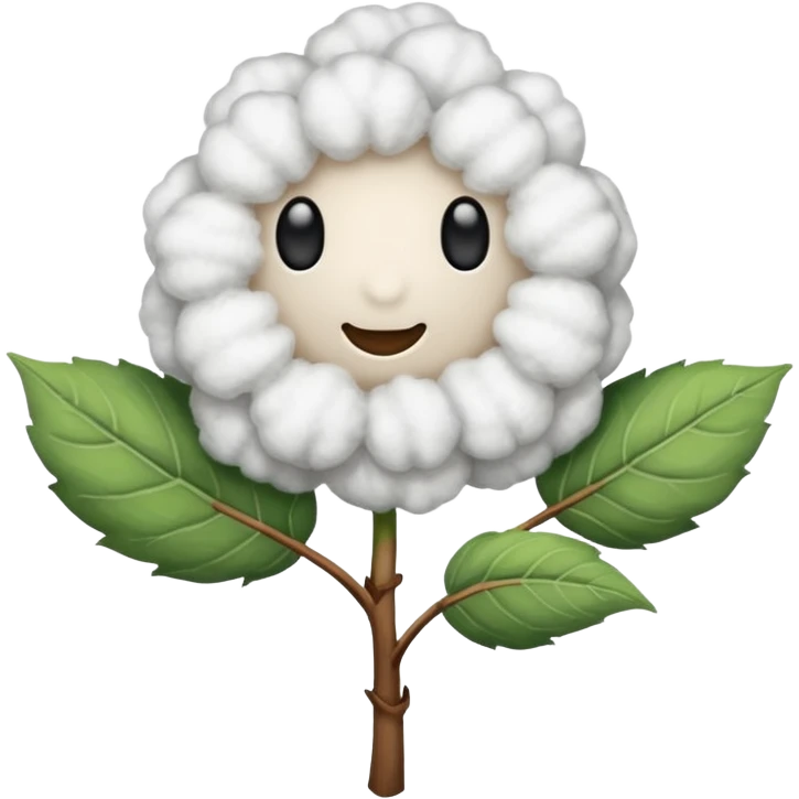 Cotton plant emoji