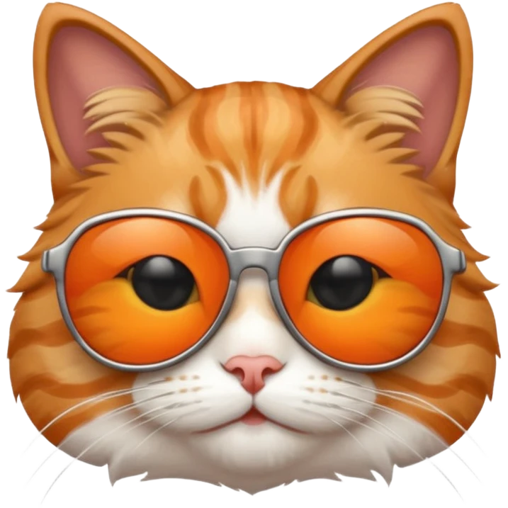 Cat wearing sunglasses emoji