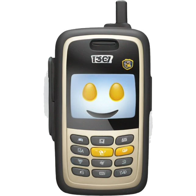 law enforcement mobile phone emoji