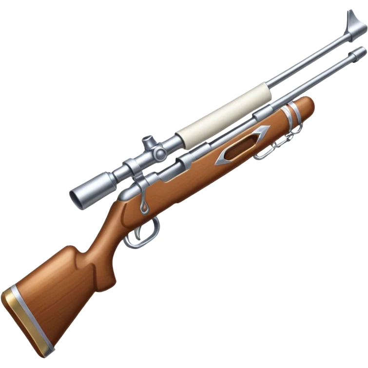 White colorguard rifle  emoji