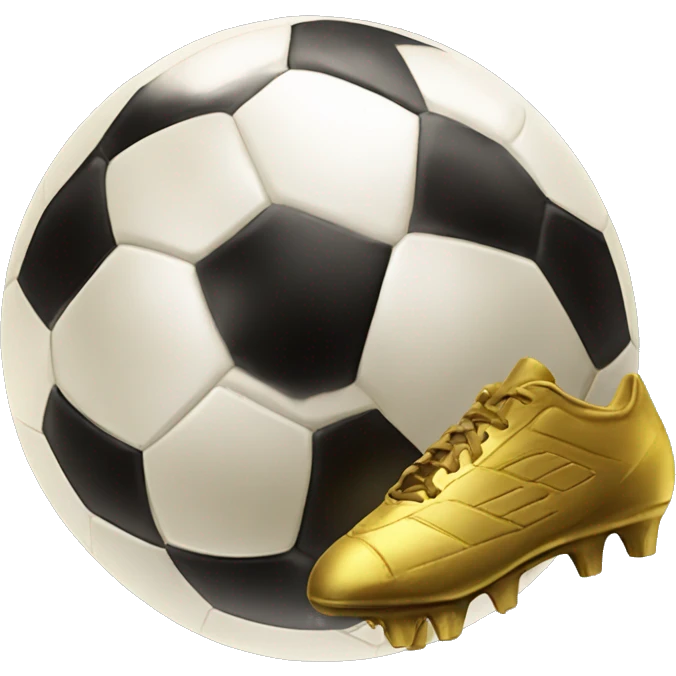Bota de oro fútbol  emoji