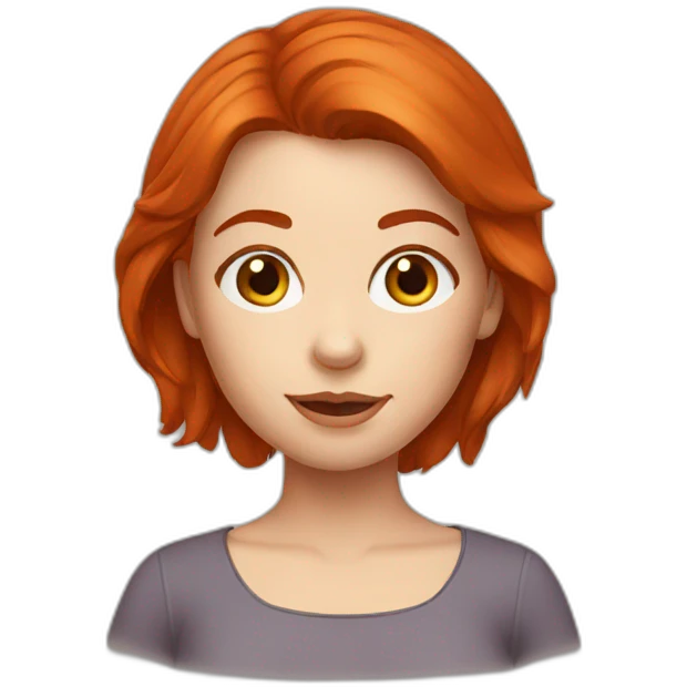 redhead girl emoji