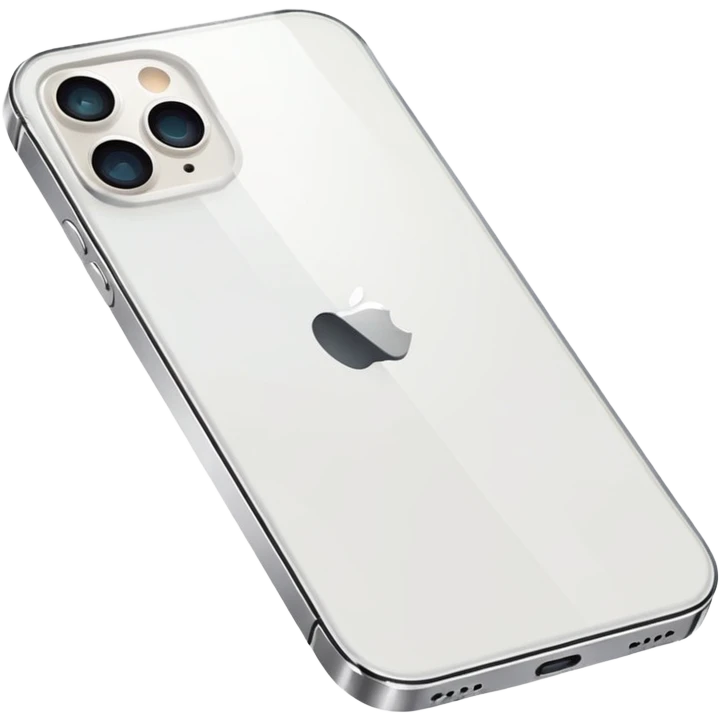 White iPhone 12 emoji