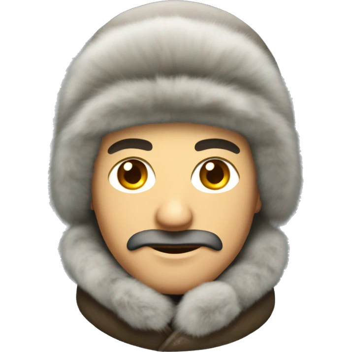 russian man in ushanka emoji