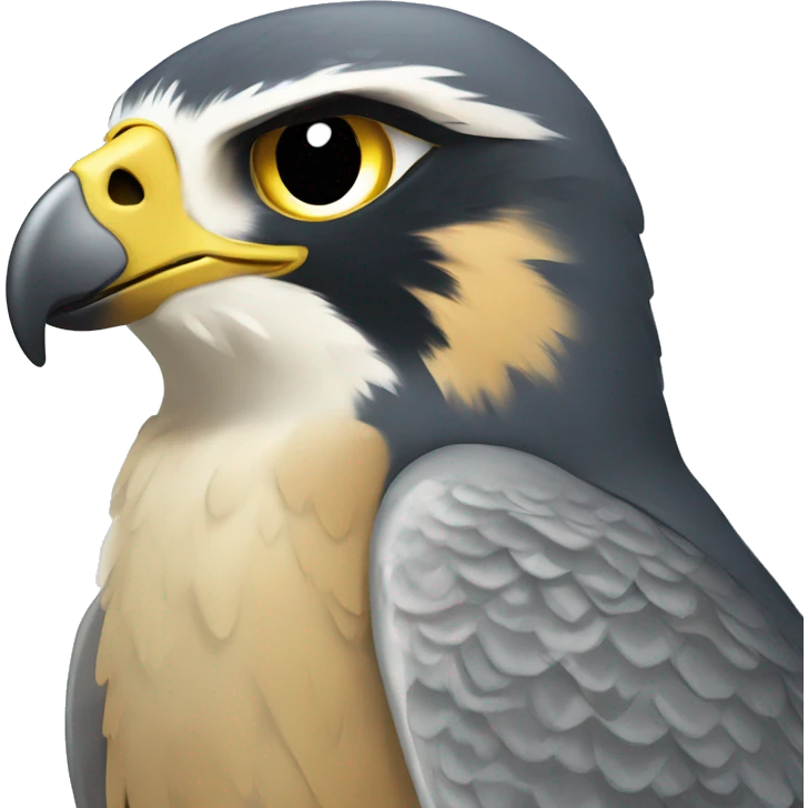 peregrine falcon smiling laptop emoji