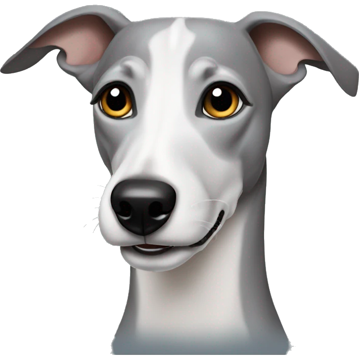 Grey whippet emoji