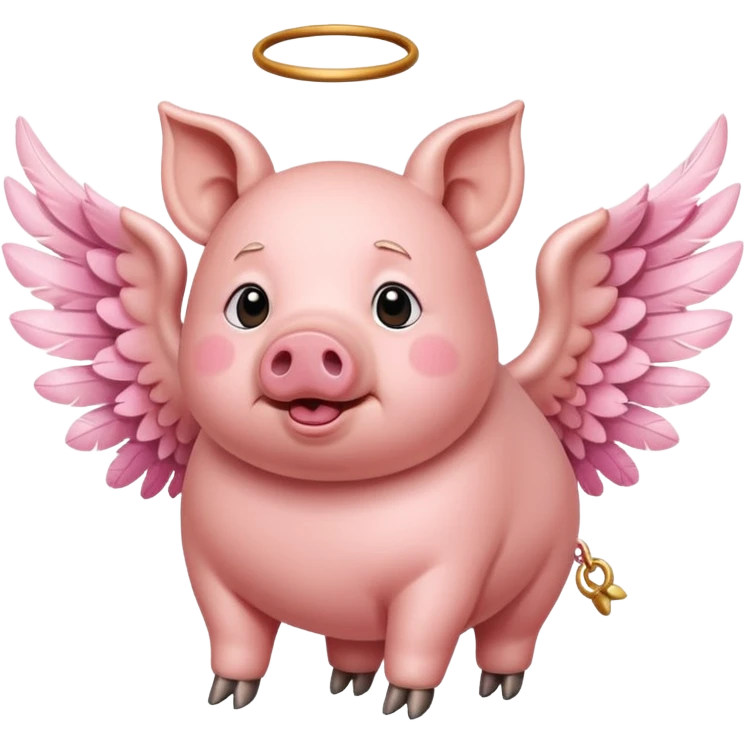 Cerdo con alas  emoji