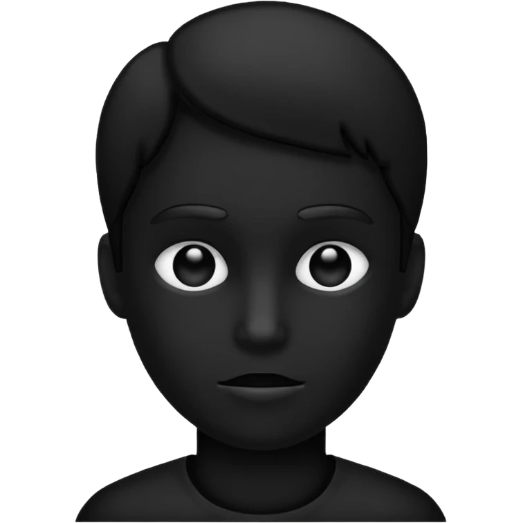 silueta negra persona emoji