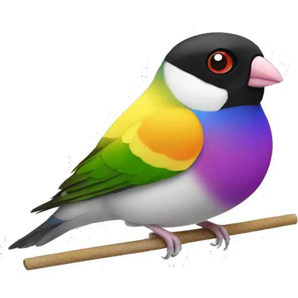 gouldian finch emoji