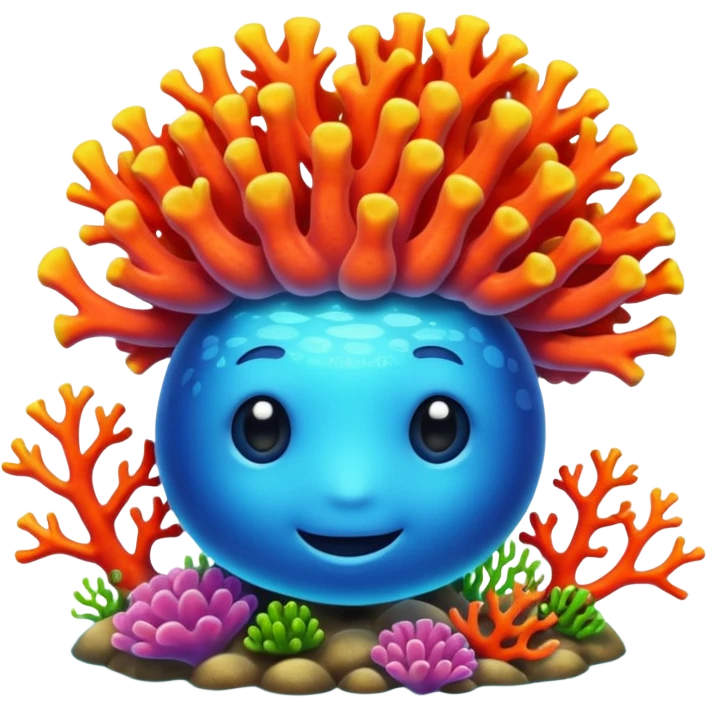 Coral emoji