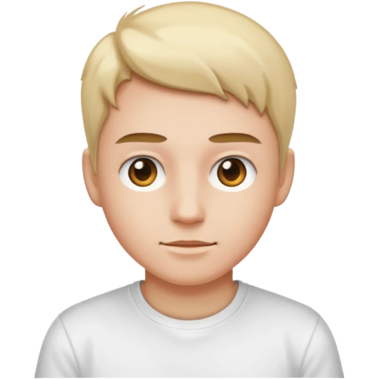 Alone white t shirt  emoji