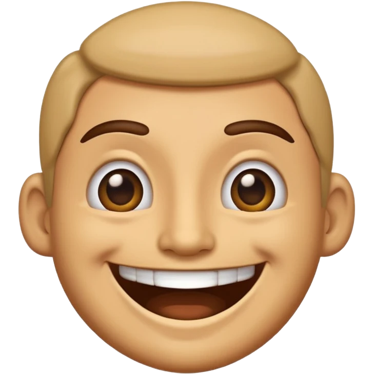 Twitch emoji showing a cheerful face with a big smile, representing happiness and positivity emoji