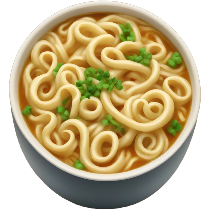 Noodle soup emoji