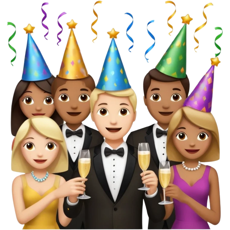 holiday New year vibe emoji