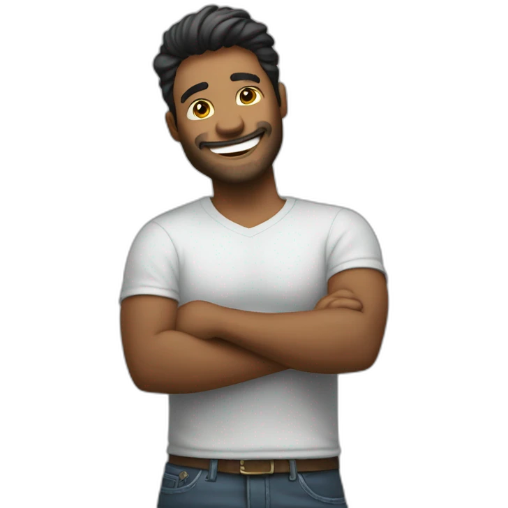 hombre saltando feliz mucho money dinero emoji