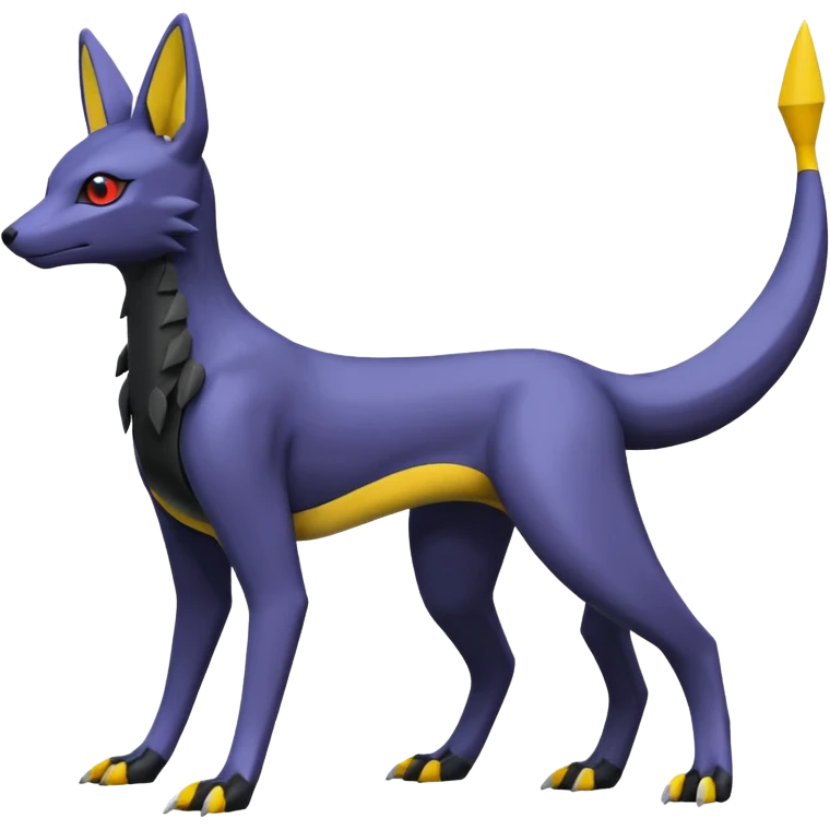 Heliolisk-Lombax-Sergal-Umbreon-Cyclizar-Genesect-Pokémon, full body emoji