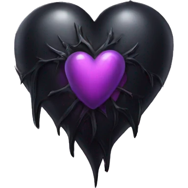 gothic heart  emoji