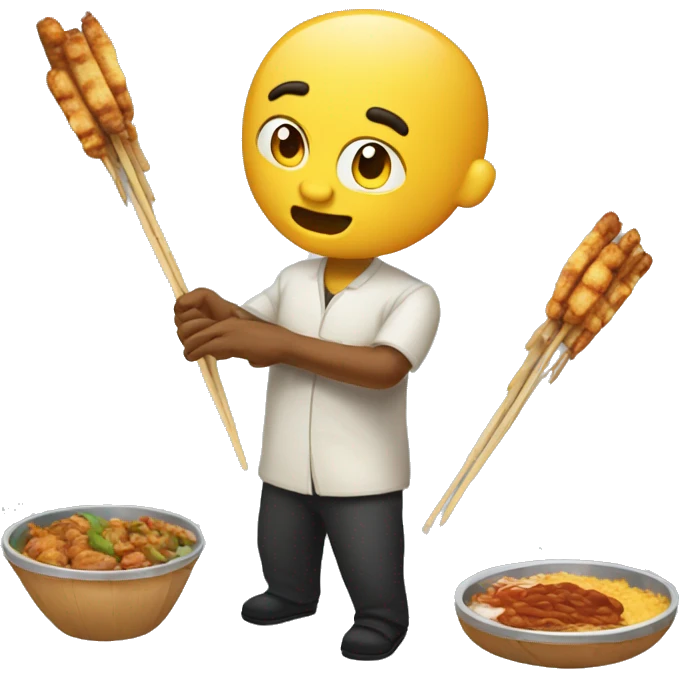 Create Satay Related Discord Emoji.
Make it to be as fun as possible. emoji