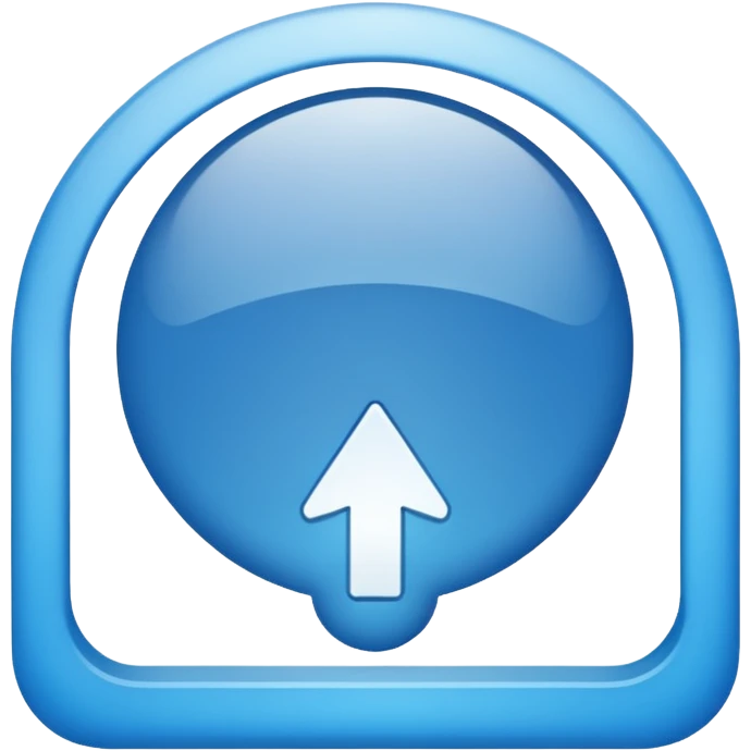 upload icon for site navigation. emoji