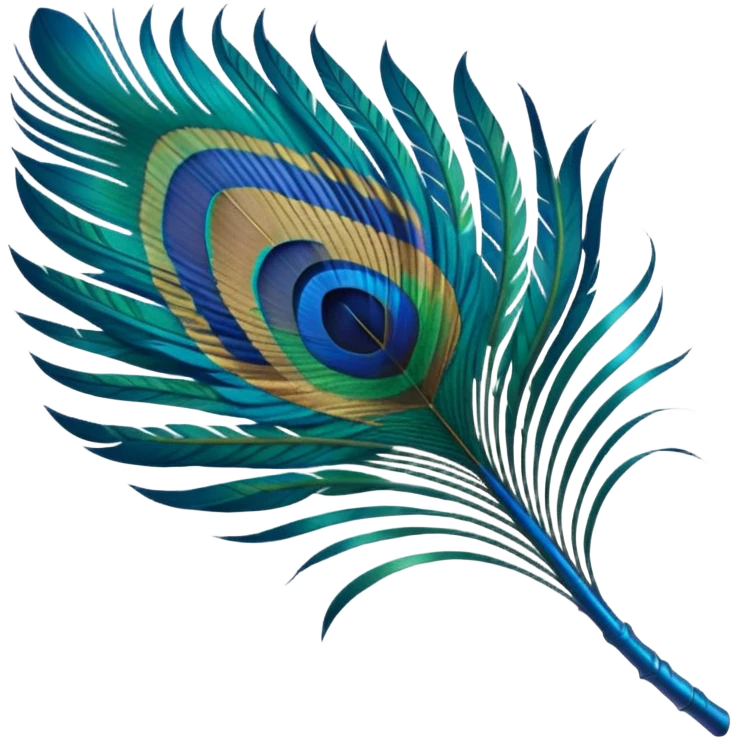  Peacock feather emoji