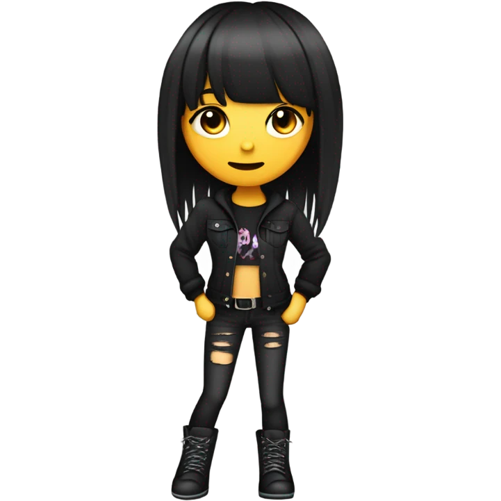 emo girl  emoji