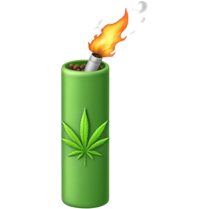 Pétard de ganja emoji