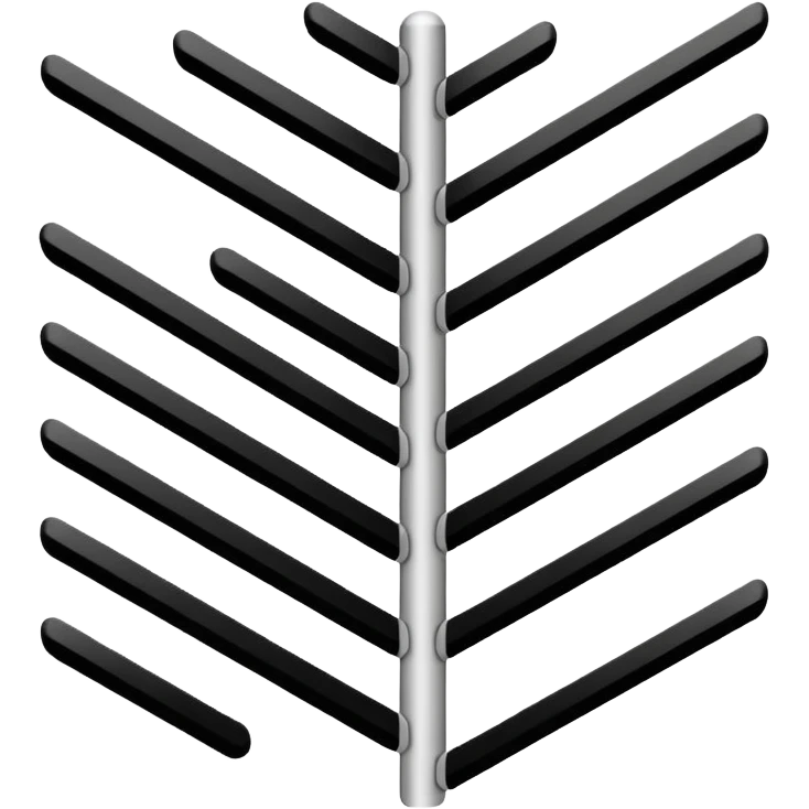 imatge with paralel lines, black and white, well organizated emoji