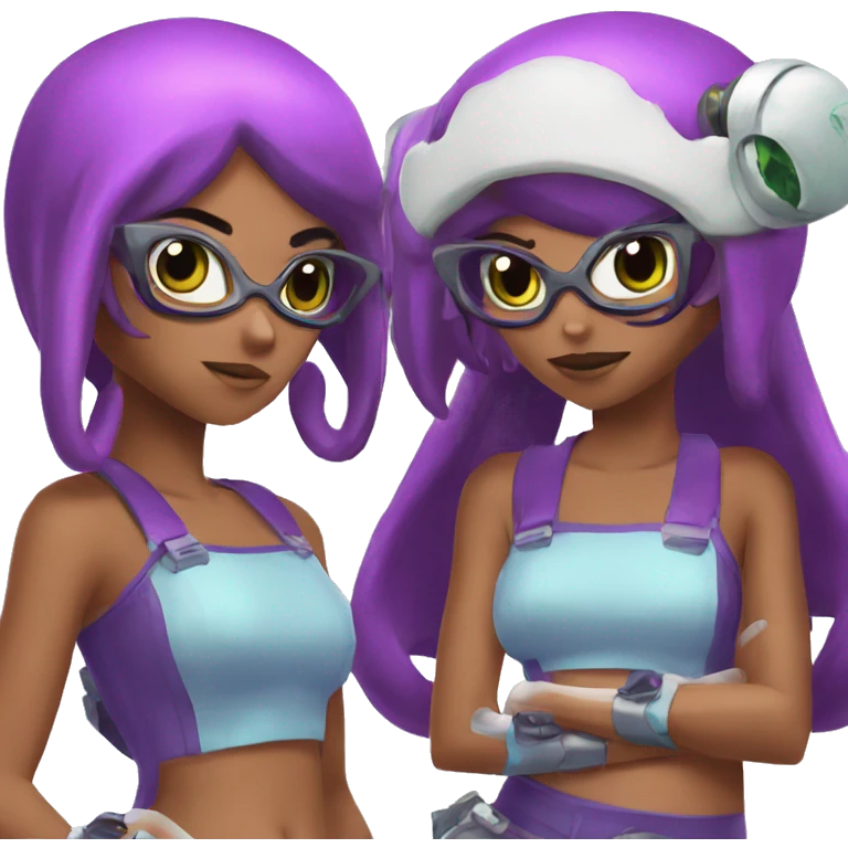 Marie squid sisters Splatoon emoji