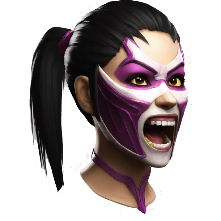 Laughs Mileena Mortal Kombat X emoji