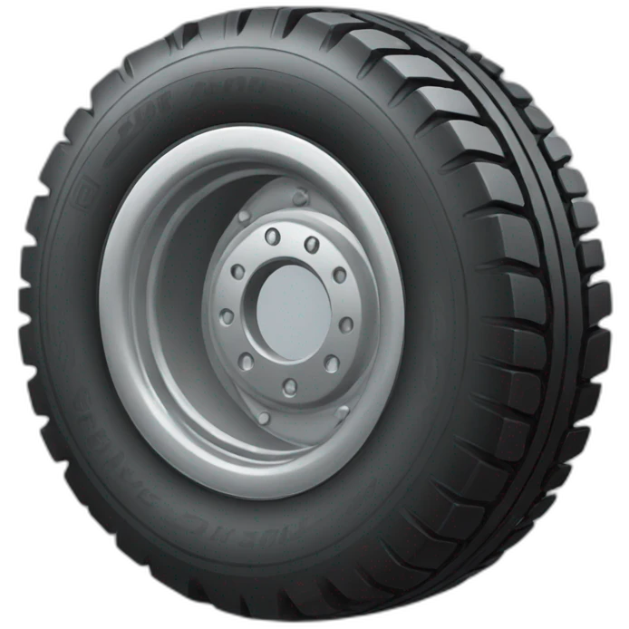 Truck tires emoji