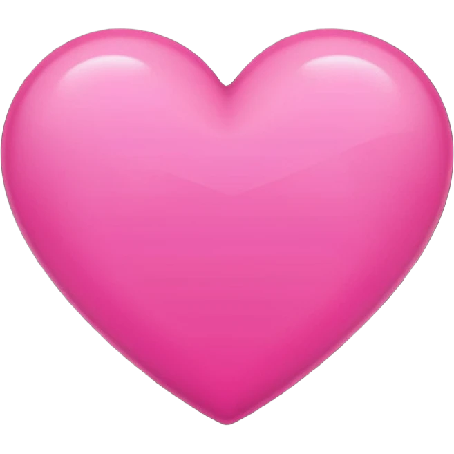 Pink Heart emoji
