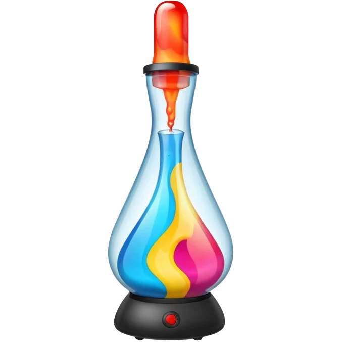 Сделай лавовую лампу настольную emoji