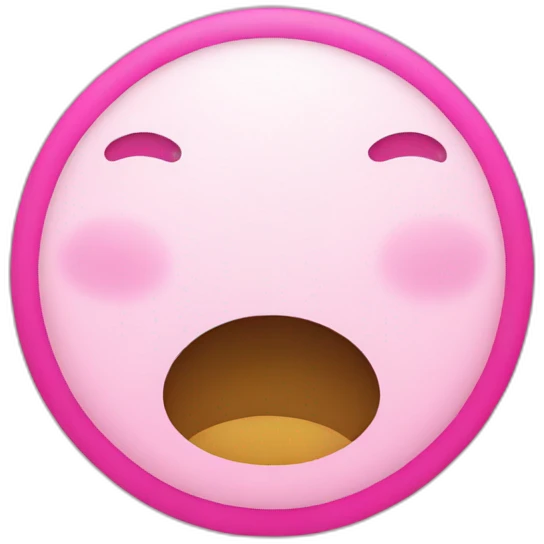 Pink circle emoji