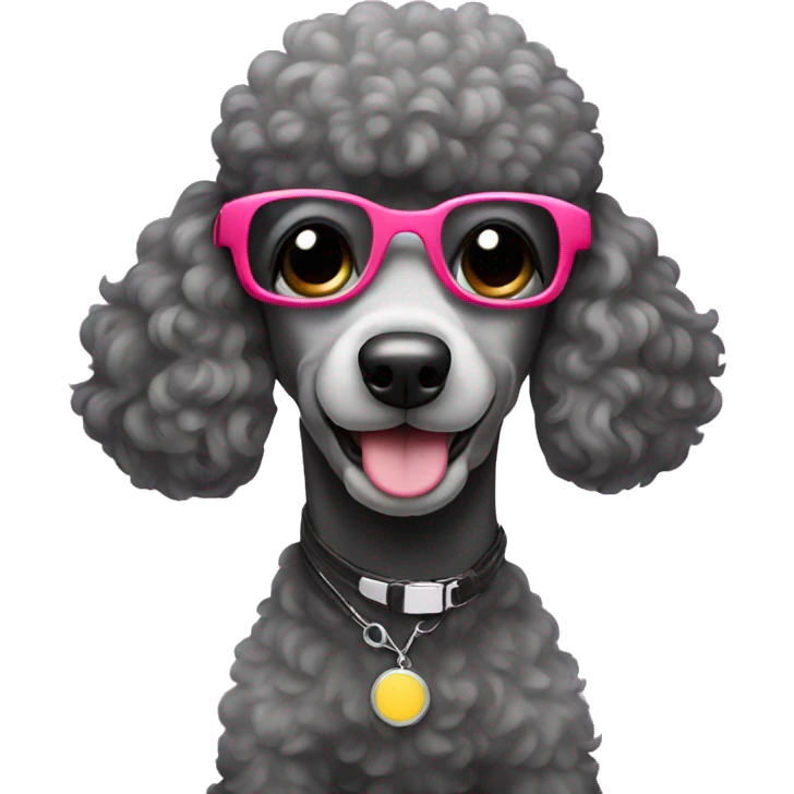 Poodle dj emoji