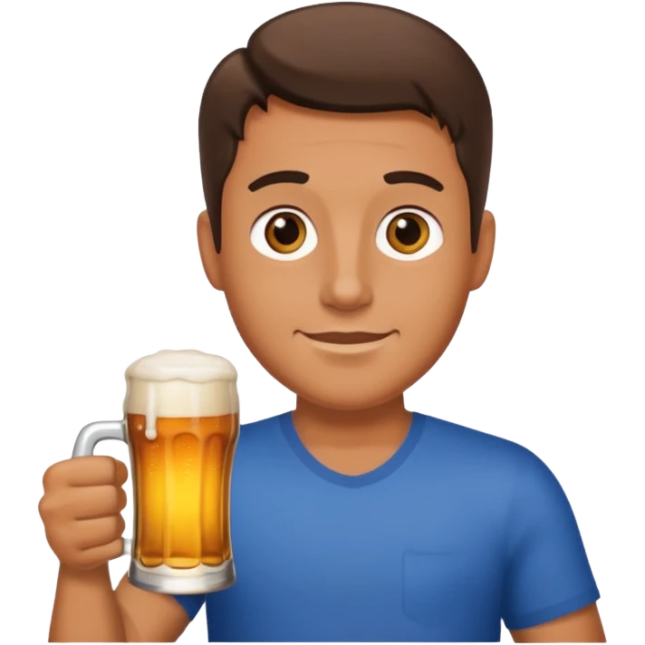Mann mit Bier emoji