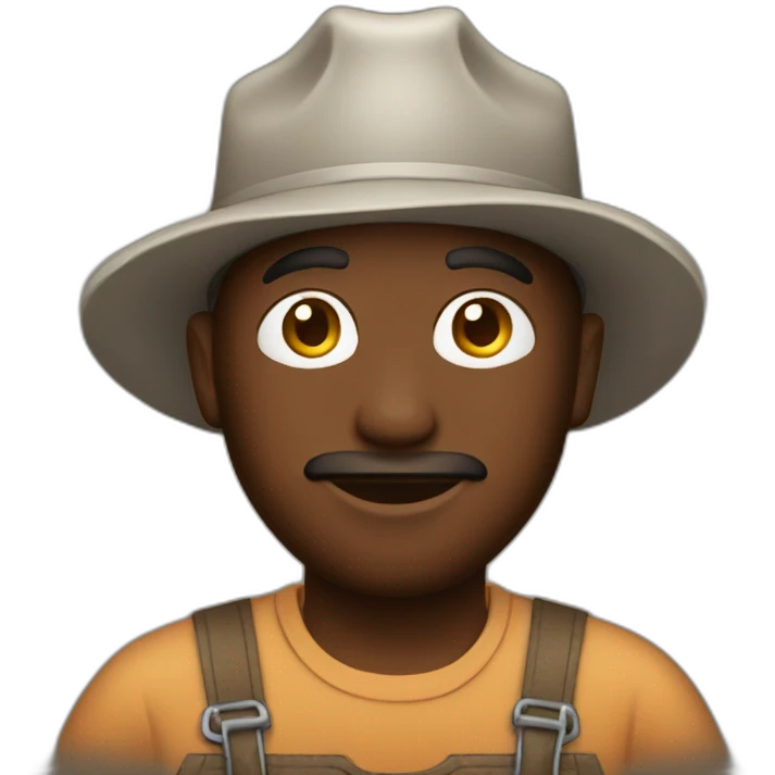 FARMER'S OVERALL  emoji