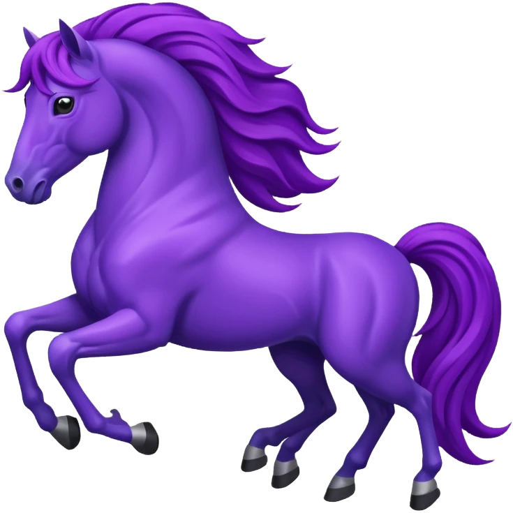 purple horse emoji