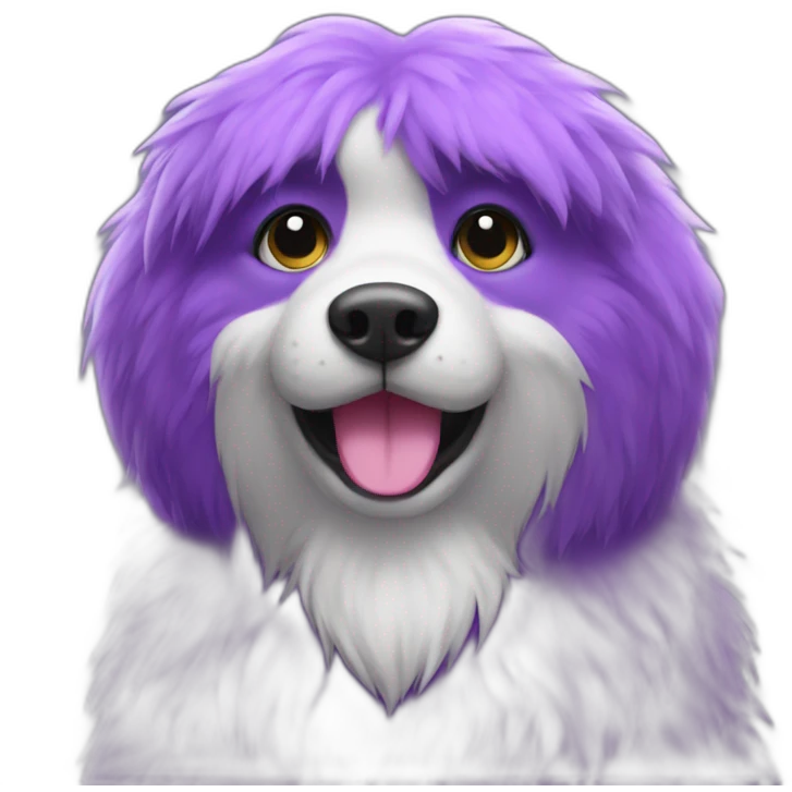 Purple fur bell emoji