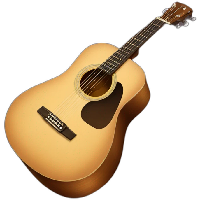 acoustic guitar emoji