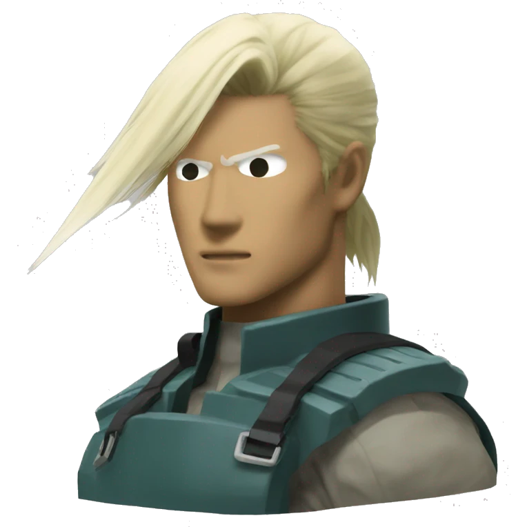 Raiden from metal gear solid emoji