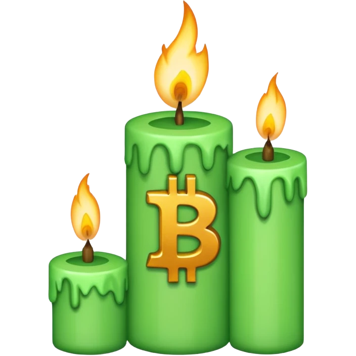 Mach mir einen emoji mit einer trading chart kerze von bitcoin z.b emoji