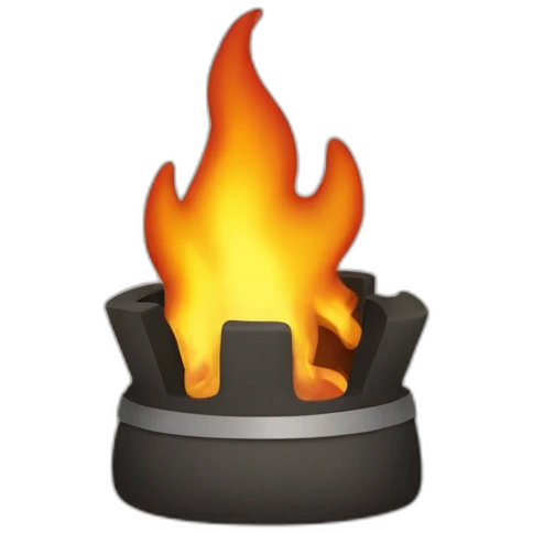 Cheminée with fire emoji