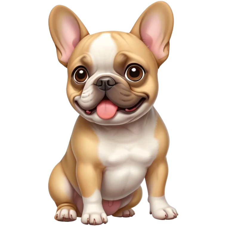 French bulldog  emoji