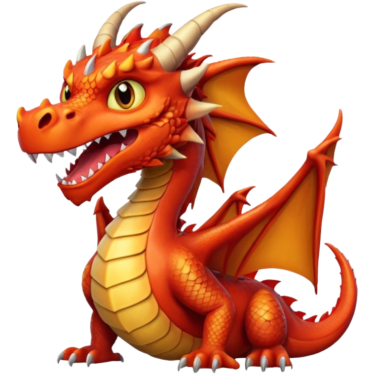 Design a logo with a dragon emoji