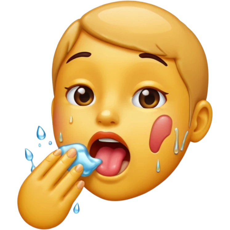 Licking emoji
