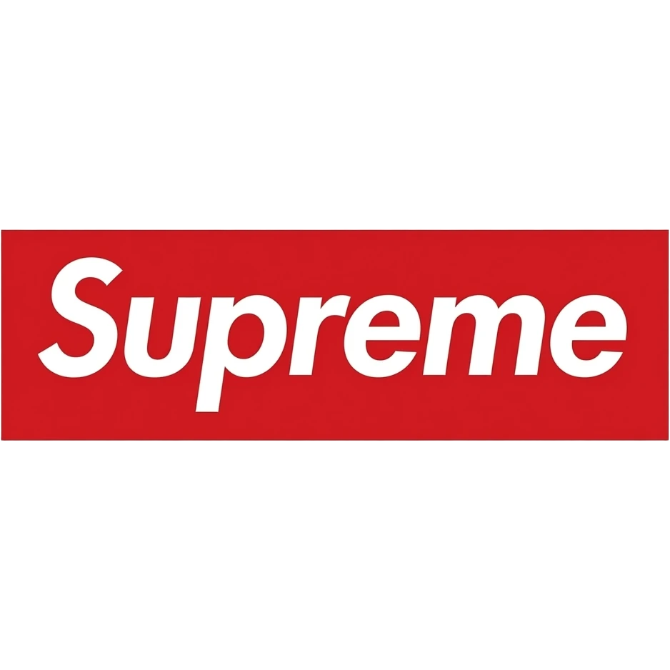 Supreme brand logo emoji