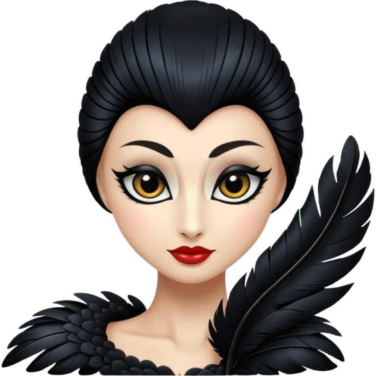 Black swan emoji emoji