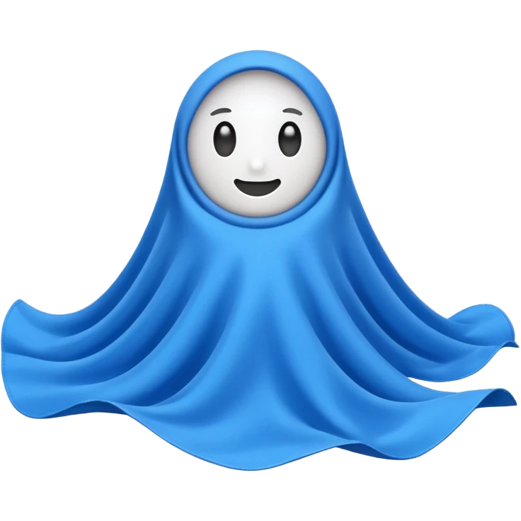 Wave Banner — blue cloth + white crest,Royal Banners emoji