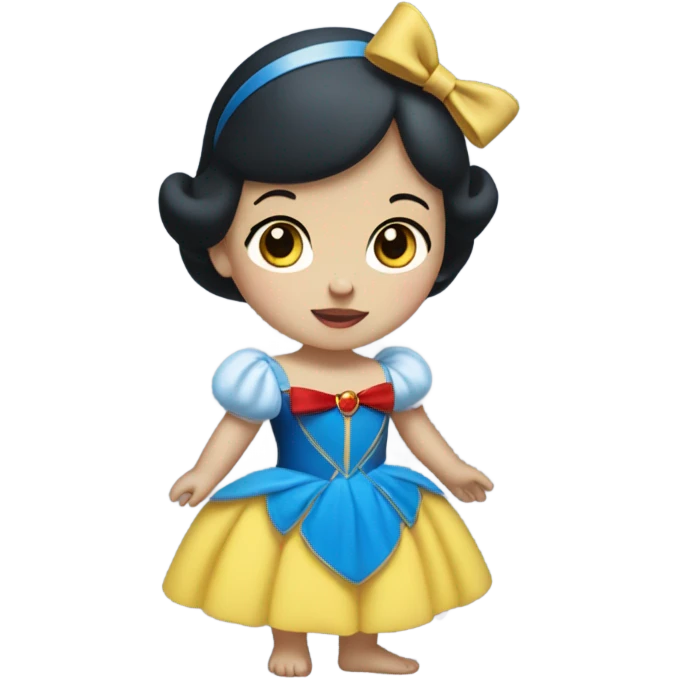 Infant Princess Snow White Blue Eyes emoji