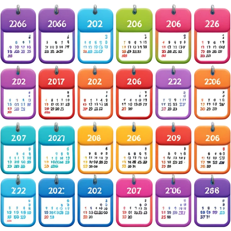 2026 calendar emoji